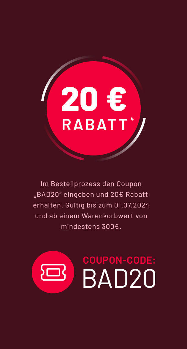 Badtraum24.de Coupon: 20€ Rabatt