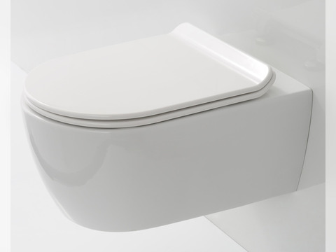 Wand Hänge WC Toilette - inkl. abnehmbaren Softclose...