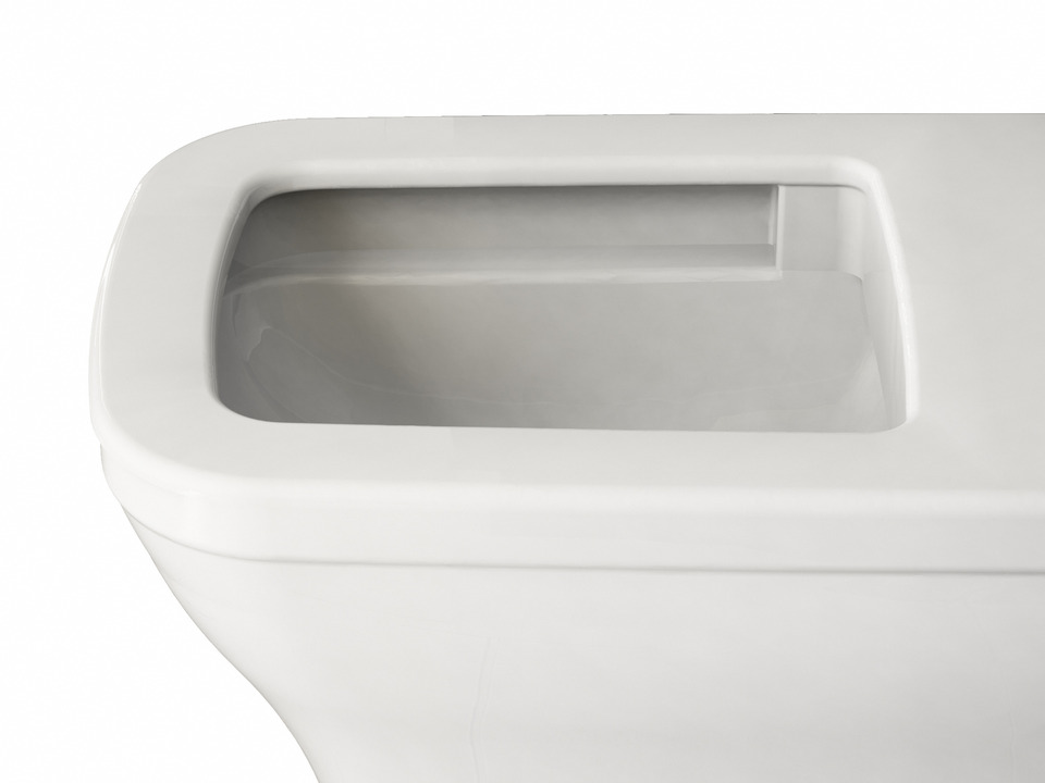 Wand H&auml;nge WC Toilette - sp&uuml;lrandlos - inkl. Softclose Toiletten-Sitz - Keramik - 10.28.10.01K