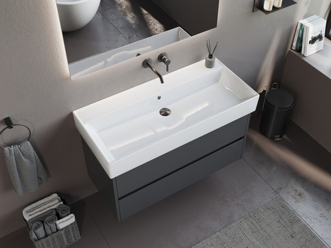 Waschbecken Aufsatzwaschtisch 101cm - Loft Air -...