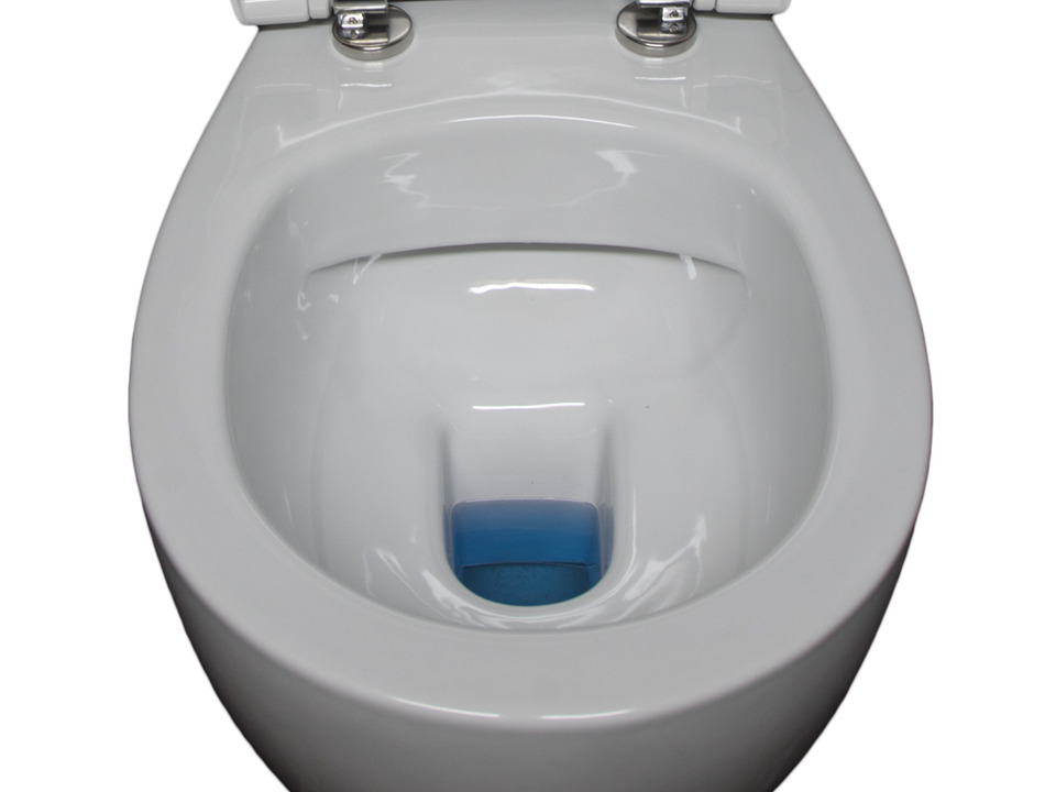 Wand H&auml;nge WC Toilette - sp&uuml;lrandlos - inkl. abnehmbaren Softclose Toiletten-Sitz - Keramik - 10.10.02.01.KSLIM