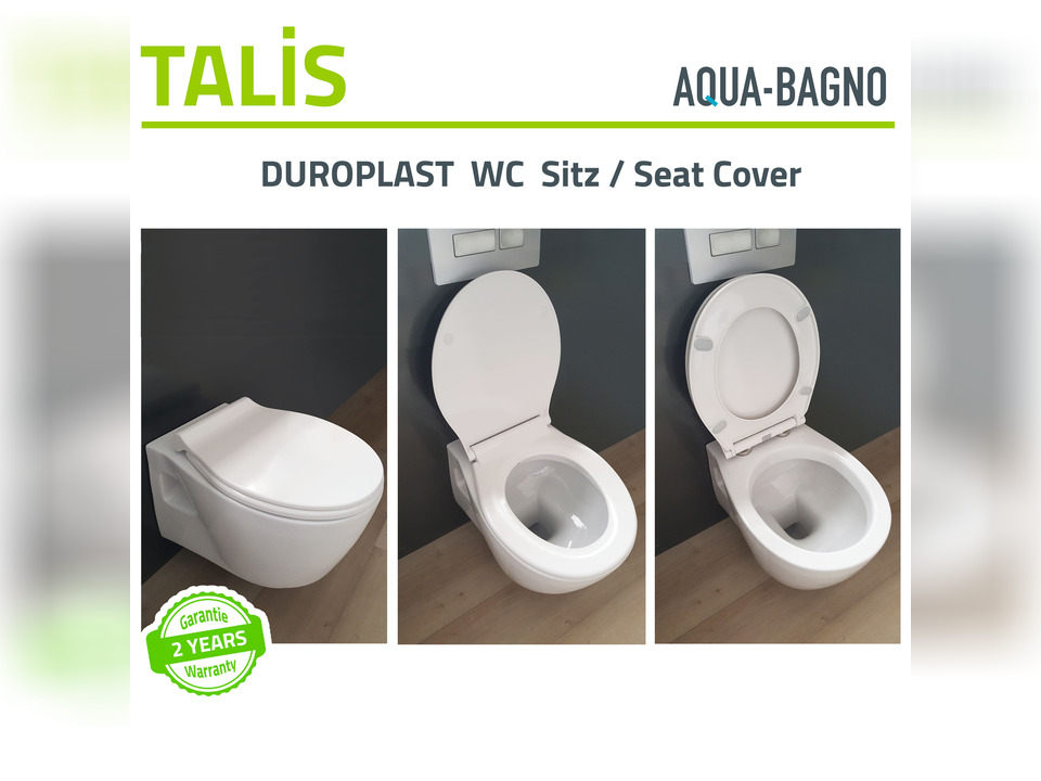 Aqua Bagno Talis WC-Sitz inkl. Absenkautomatik Softclose