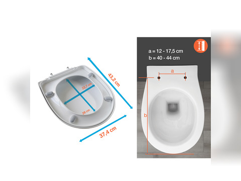 Aqua Bagno Crown WC-Sitz inkl. Absenkautomatik Softclose