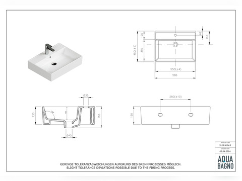 Waschbecken 60cm - Plan - 10.16.30.04.2