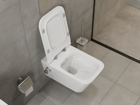 Wand Dusch WC Taharet - mit abnehmbaren Softclose...