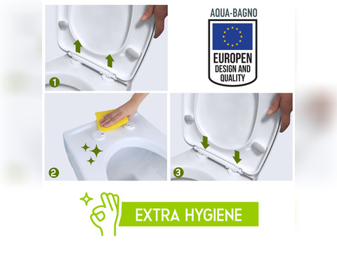 Aqua Bagno Diamond - WC-Sitz mit Absenkautomatik...