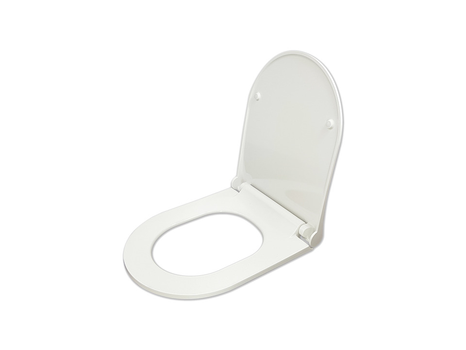 Aqua Bagno THIN - universeller WC-Sitz mit Absenkautomatik Softclose aus Duroplast