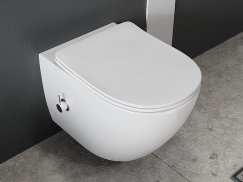 Wand Dusch WC Taharet - spülrandlos - mit...