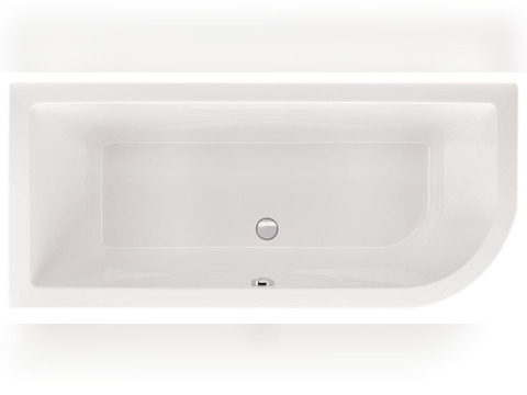 Schröder Badewanne vorwand weiß, 180x80x50cm...