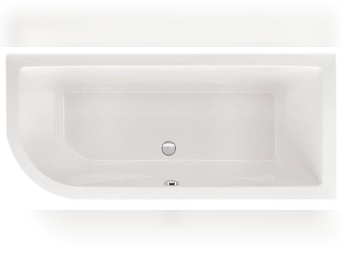 Schröder Badewanne vorwand weiß, 180x80x50cm...