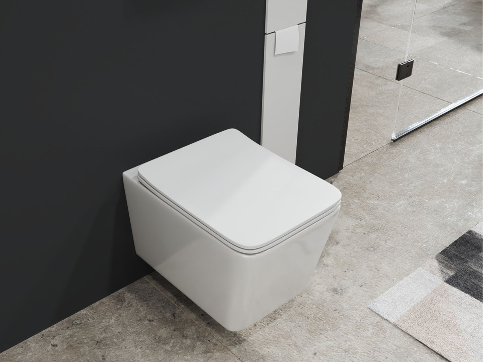 SSWW by Aqua Bagno Delta 2.0 Sp&uuml;lrandloses WC inkl. WC-Sitz - S.10215.10221