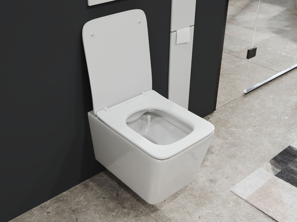 SSWW by Aqua Bagno Delta 2.0 Sp&uuml;lrandloses WC inkl. WC-Sitz - S.10215.10221