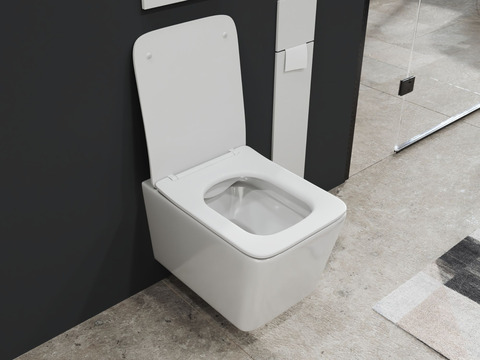 SSWW by Aqua Bagno Delta 2.0 Spülrandloses WC inkl....