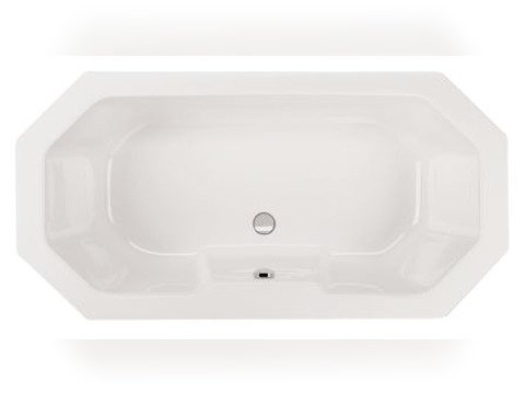 Schröder Badewanne achteck weiß, 180x90x42cm...