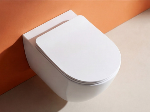 Aqua Bagno Design Hänge-WC mit Aqua Silent...