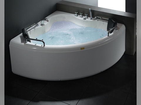 Whirlpool 150cm Eck-Badewanne STOCKHOLM Comfort