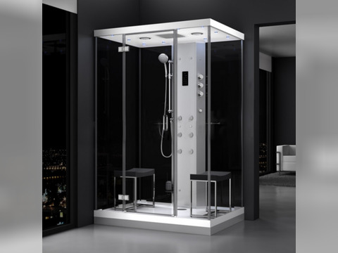 Dampfdusche Relax 140cm Dampfsauna Sauna Eckmodell...