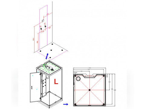 Dampfdusche Relax 100cm Dampfsauna Sauna Freistehend...