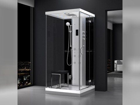 Dampfdusche Relax 100cm Dampfsauna Sauna Freistehend...
