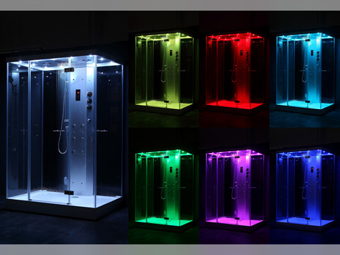 Dampfdusche Relax 100cm Dampfsauna Sauna Freistehend...