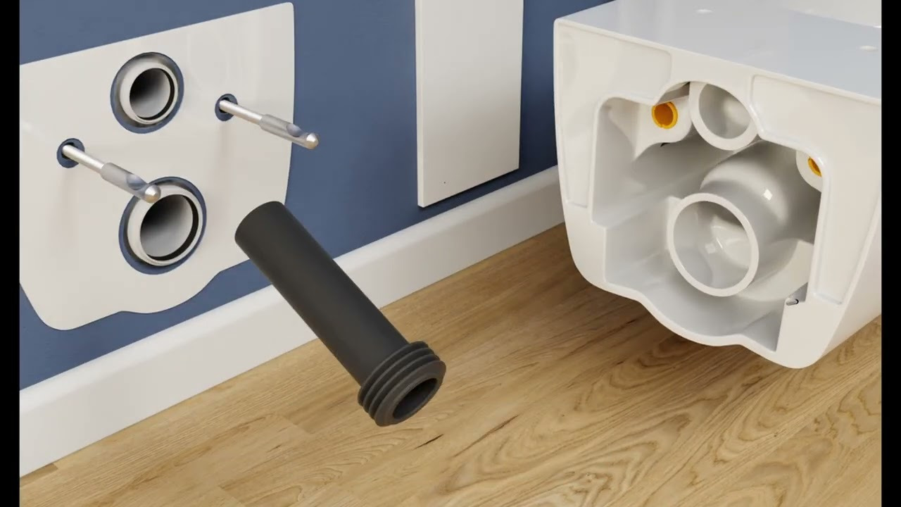 Wand H&auml;nge WC Toilette - sp&uuml;lrandlos - inkl. abnehmbaren Softclose Toiletten-Sitz - Keramik - ABWCSR003BIG